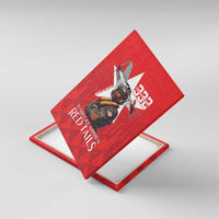Tuskegee Airmen Red Tails Canvas Wall Art African American Pilots Heritage Red Style - Wonder Print Shop
