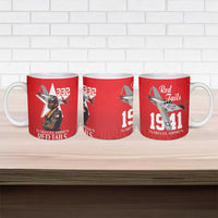 Tuskegee Airmen Red Tails Ceramic Mug African American Pilots Heritage Red Style - Wonder Print Shop