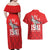 Tuskegee Airmen Red Tails Couples Matching Off Shoulder Maxi Dress and Hawaiian Shirt African American Pilots Heritage Red Style - Wonder Print Shop