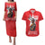 Tuskegee Airmen Red Tails Couples Matching Puletasi and Hawaiian Shirt African American Pilots Heritage Red Style - Wonder Print Shop
