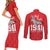 Tuskegee Airmen Red Tails Couples Matching Short Sleeve Bodycon Dress and Long Sleeve Button Shirt African American Pilots Heritage Red Style - Wonder Print Shop