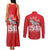 Tuskegee Airmen Red Tails Couples Matching Tank Maxi Dress and Long Sleeve Button Shirt African American Pilots Heritage Red Style - Wonder Print Shop