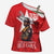 Tuskegee Airmen Red Tails Cross Shoulder Shirt African American Pilots Heritage Red Style - Wonder Print Shop
