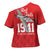 Tuskegee Airmen Red Tails Cross Shoulder Shirt African American Pilots Heritage Red Style - Wonder Print Shop