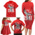 Tuskegee Airmen Red Tails Family Matching Long Sleeve Bodycon Dress and Hawaiian Shirt African American Pilots Heritage Red Style - Wonder Print Shop