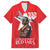 Tuskegee Airmen Red Tails Family Matching Off The Shoulder Long Sleeve Dress and Hawaiian Shirt African American Pilots Heritage Red Style - Wonder Print Shop