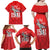 Tuskegee Airmen Red Tails Family Matching Off Shoulder Maxi Dress and Hawaiian Shirt African American Pilots Heritage Red Style - Wonder Print Shop