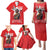 Tuskegee Airmen Red Tails Family Matching Puletasi and Hawaiian Shirt African American Pilots Heritage Red Style - Wonder Print Shop