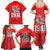 Tuskegee Airmen Red Tails Family Matching Summer Maxi Dress and Hawaiian Shirt African American Pilots Heritage Red Style - Wonder Print Shop
