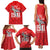Tuskegee Airmen Red Tails Family Matching Tank Maxi Dress and Hawaiian Shirt African American Pilots Heritage Red Style - Wonder Print Shop