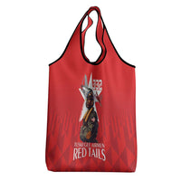 Tuskegee Airmen Red Tails Grocery Bag African American Pilots Heritage Red Style - Wonder Print Shop