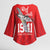 Tuskegee Airmen Red Tails Kimono Sleeve Blouse African American Pilots Heritage Red Style - Wonder Print Shop