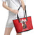 Tuskegee Airmen Red Tails Leather Tote Bag African American Pilots Heritage Red Style - Wonder Print Shop