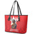 Tuskegee Airmen Red Tails Leather Tote Bag African American Pilots Heritage Red Style - Wonder Print Shop