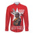 Tuskegee Airmen Red Tails Long Sleeve Button Shirt African American Pilots Heritage Red Style - Wonder Print Shop