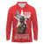 Tuskegee Airmen Red Tails Long Sleeve Polo Shirt African American Pilots Heritage Red Style - Wonder Print Shop