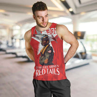 Tuskegee Airmen Red Tails Men Tank Top African American Pilots Heritage Red Style - Wonder Print Shop