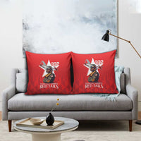 Tuskegee Airmen Red Tails Pillow Cover African American Pilots Heritage Red Style - Wonder Print Shop