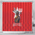 Tuskegee Airmen Red Tails Shower Curtain African American Pilots Heritage Red Style - Wonder Print Shop