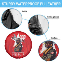 Tuskegee Airmen Red Tails Spare Tire Cover African American Pilots Heritage Red Style - Wonder Print Shop