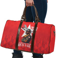 Tuskegee Airmen Red Tails Travel Bag African American Pilots Heritage Red Style - Wonder Print Shop