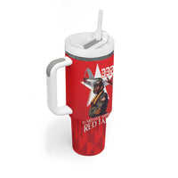 Tuskegee Airmen Red Tails Tumbler With Handle African American Pilots Heritage Red Style - Wonder Print Shop