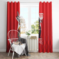 Tuskegee Airmen Red Tails Window Curtain African American Pilots Heritage Red Style - Wonder Print Shop