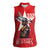 Tuskegee Airmen Red Tails Women Sleeveless Polo Shirt African American Pilots Heritage Red Style - Wonder Print Shop