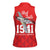 Tuskegee Airmen Red Tails Women Sleeveless Polo Shirt African American Pilots Heritage Red Style - Wonder Print Shop