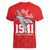 Tuskegee Airmen Red Tails Women V-Neck T-Shirt African American Pilots Heritage Red Style - Wonder Print Shop