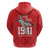 Tuskegee Airmen Red Tails Zip Hoodie African American Pilots Heritage Red Style - Wonder Print Shop