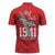 Tuskegee Airmen Red Tails Zipper Polo Shirt African American Pilots Heritage Red Style - Wonder Print Shop
