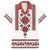 Ukraine Unity Day Hawaiian Shirt The Trident With Folk Pattern - Wonder Print Shop