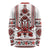 Ukraine Unity Day Long Sleeve Shirt The Trident With Folk Pattern - Wonder Print Shop