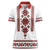 Ukraine Unity Day Women Polo Shirt The Trident With Folk Pattern - Wonder Print Shop