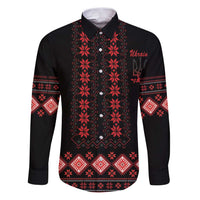 Red Ukraine Folk Patterns Family Matching Puletasi and Hawaiian Shirt - Wonder Print Shop