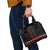 Red Ukraine Folk Patterns Shoulder Handbag
