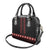 Red Ukraine Folk Patterns Shoulder Handbag