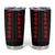 Red Ukraine Folk Pattern Tumbler Cup - Wonder Print Shop