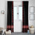 Red Ukraine Folk Patterns Window Curtain - Wonder Print Shop