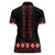 Red Ukraine Folk Patterns Women Polo Shirt - Wonder Print Shop