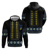 Yellow Ukraine Folk Patterns Hoodie - Wonder Print Shop