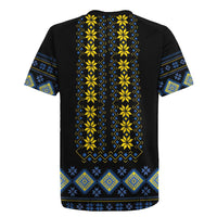 Yellow Ukraine Folk Patterns Rugby Jersey - Wonder Print Shop