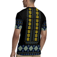 Yellow Ukraine Folk Patterns Rugby Jersey - Wonder Print Shop