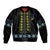 Yellow Ukraine Folk Patterns Sleeve Zip Bomber Jacket - Wonder Print Shop