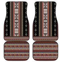 Serbia Folk Pattern Car Mats God of Justice - Wonder Print Shop