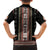 Serbia Folk Pattern Family Matching Off The Shoulder Long Sleeve Dress and Hawaiian Shirt God of Justice - Wonder Print Shop