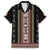 Serbia Folk Pattern Family Matching Off The Shoulder Long Sleeve Dress and Hawaiian Shirt God of Justice - Wonder Print Shop