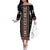 Serbia Folk Pattern Family Matching Off The Shoulder Long Sleeve Dress and Hawaiian Shirt God of Justice - Wonder Print Shop