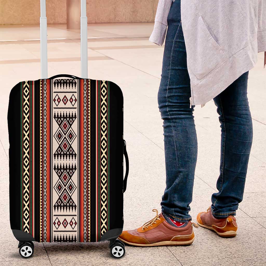 Serbia Folk Pattern Luggage Cover God of Justice - Wonder Print Shop